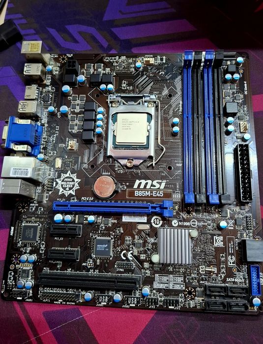 Продам материнскую плату с процессором