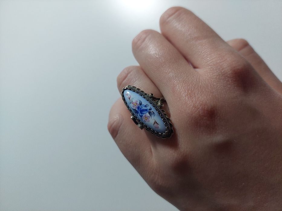 Набор украшений с финифтью