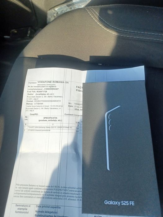 Samsung galaxi s25FE nou sigilat