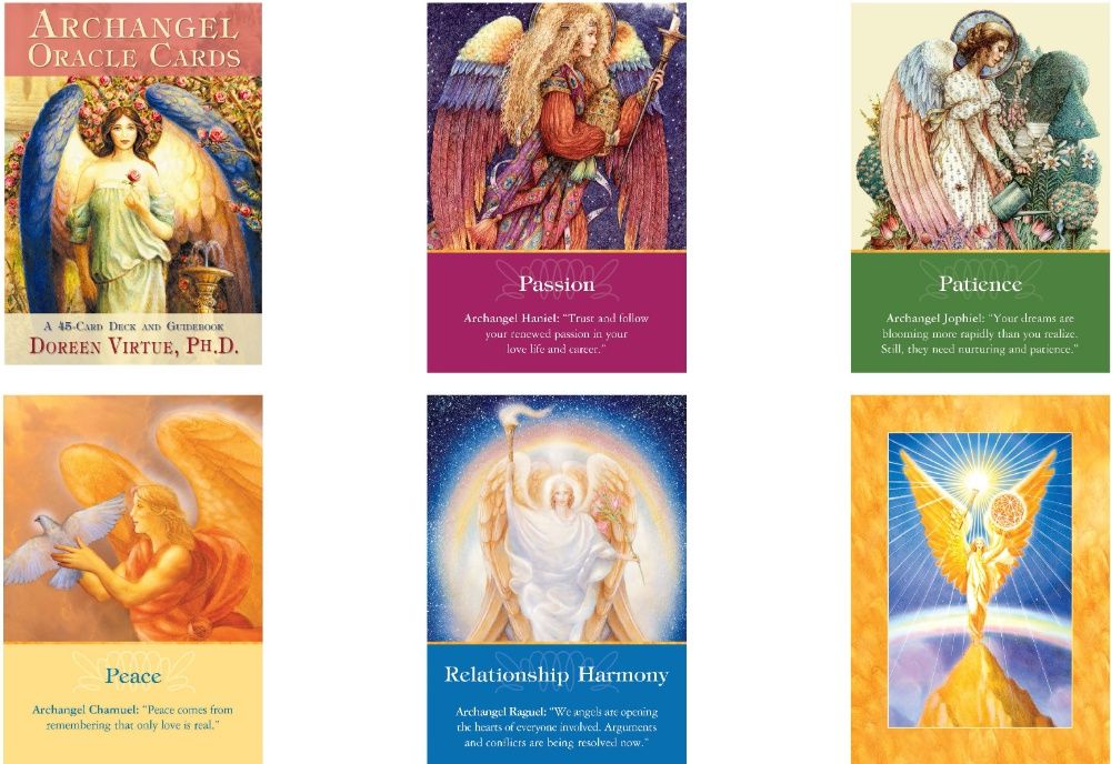 RAR,ARCHANGEL ORACLE,Carti Oracol Arhangheli,Doreen Virtue,ORIGINAL,SG