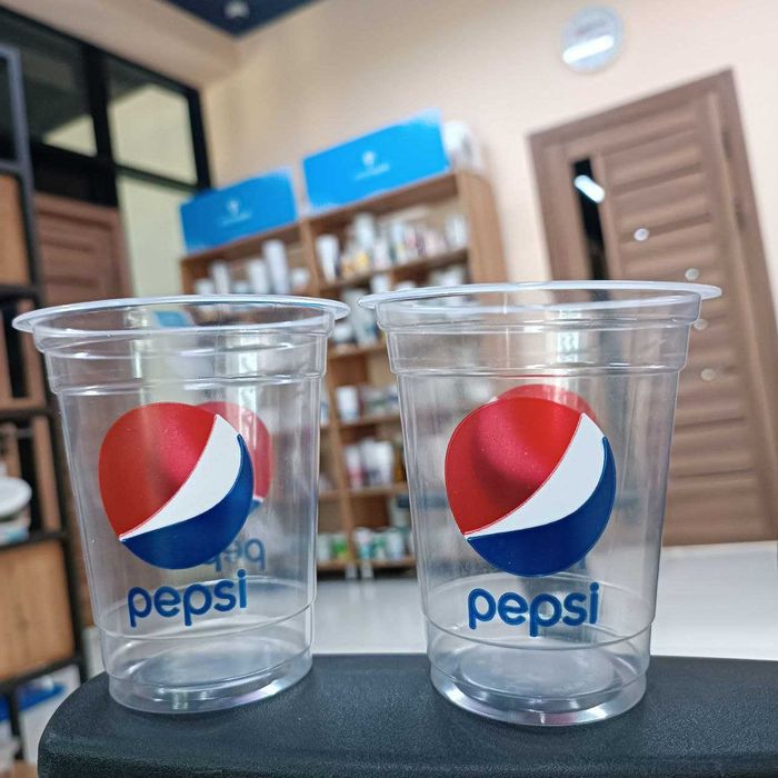 ПП Стаканы с логотипом Pepsi, для холодных напитков