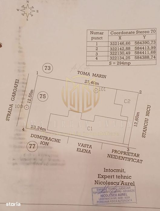 Teren Rahova 300 mp dechidere 12,6 ml