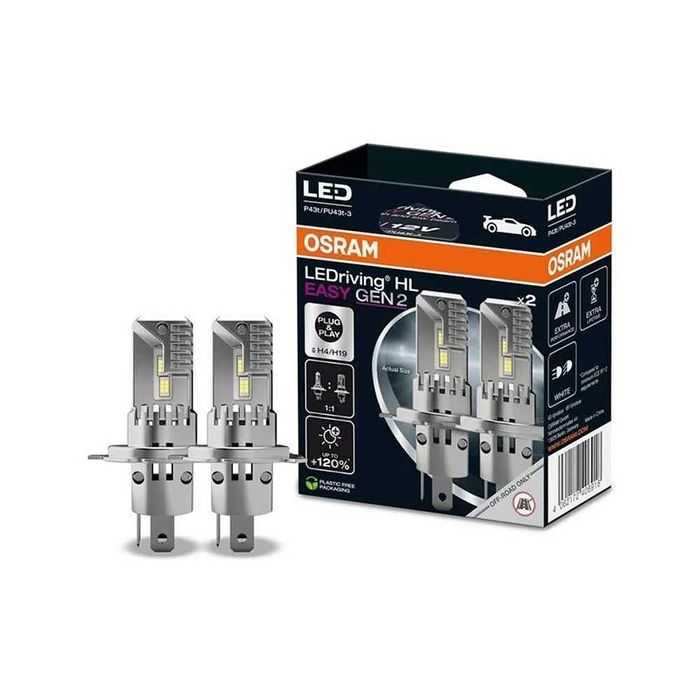 LED крушки OSRAM LEDriving HL EASY H4/H19, 22/24W 12V