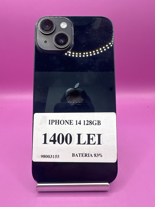 Iphone 14 128 •Matei Amanet Margeanului•9800