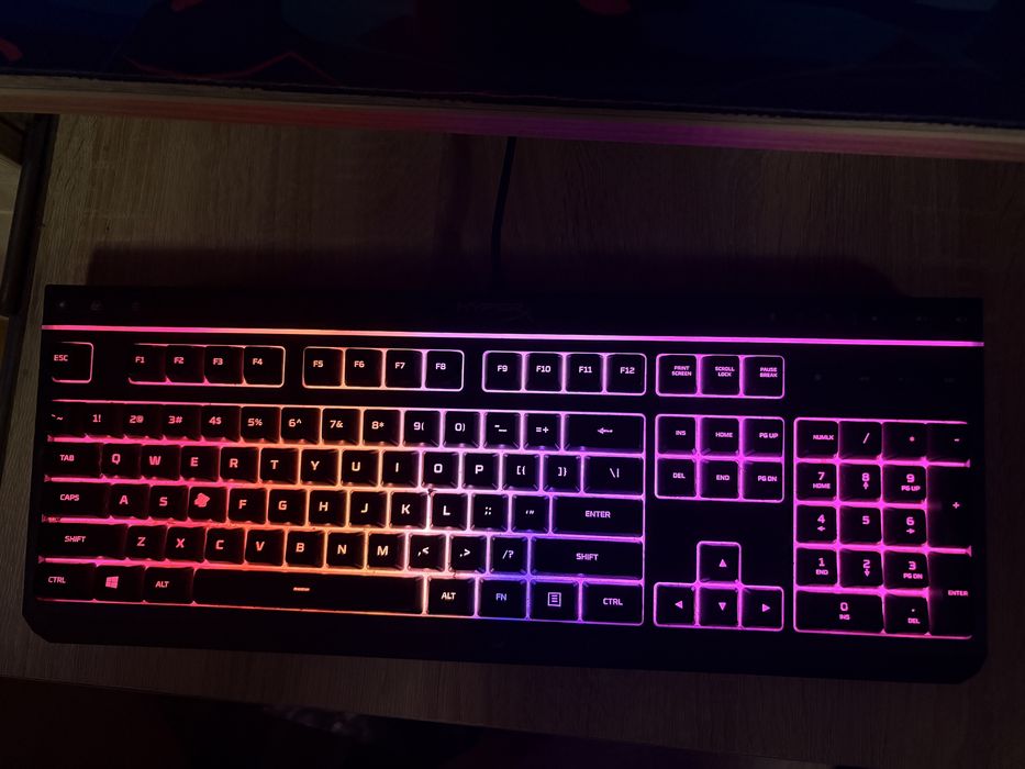 Tastatura Gaming HyperX Alloy Core RGB, USB, Layout US, negru