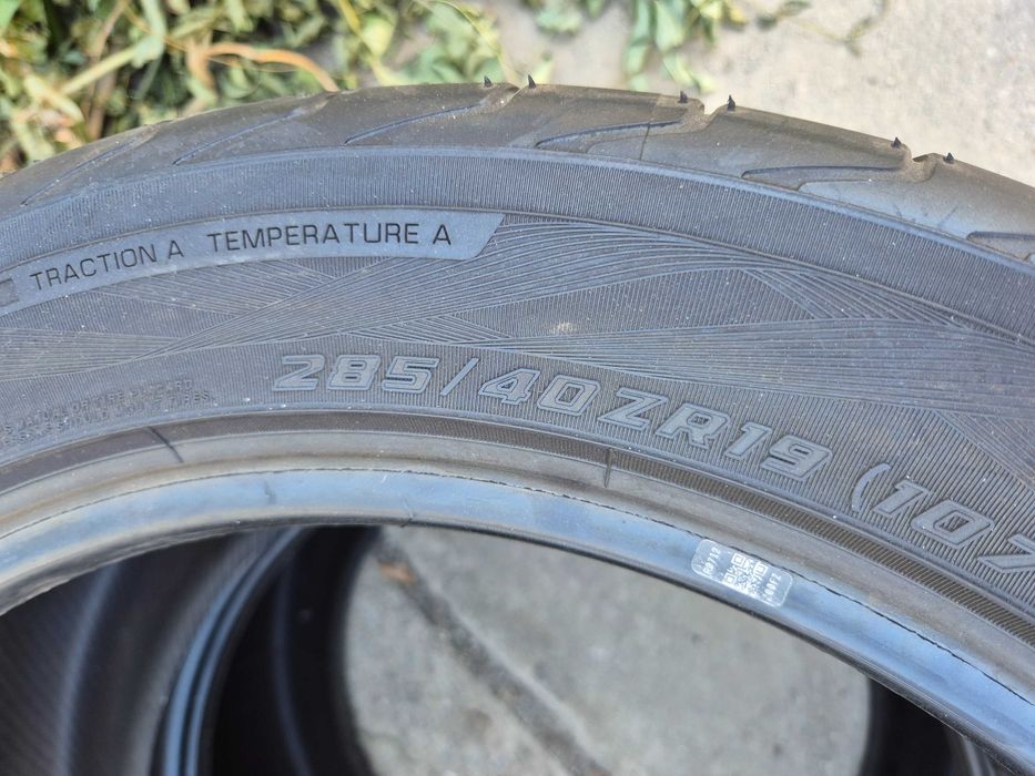 2 Anvelope de VARA - 285/40/19 107Y - Yokohama Advan - Stare F BUNA - DOT 2015 !