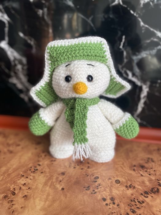Вязанный снеговик