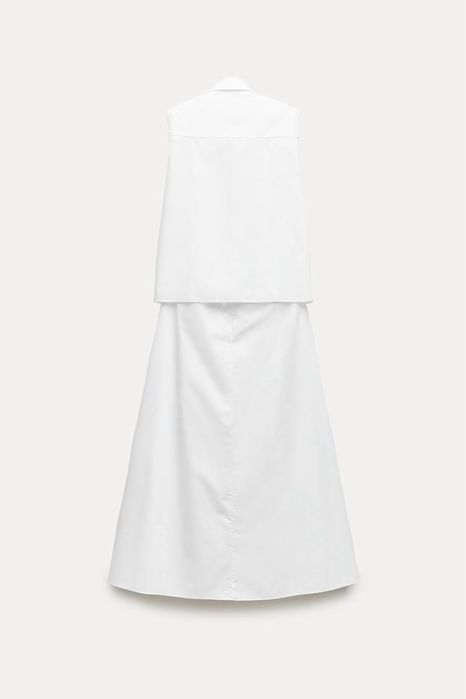 Платье-рубашка ZARA XL