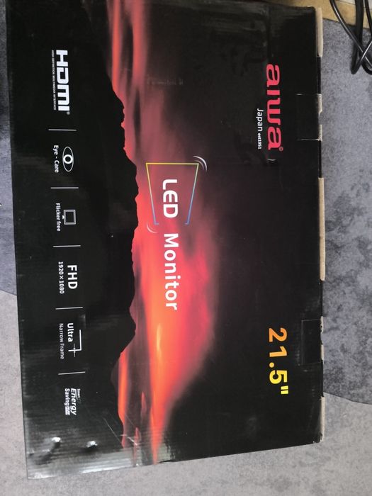 Монитор Aiwa IPS Full HD 100 Гц — новый в упаковке