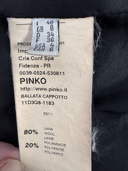 Palton Pinko , negru , 40 IT
