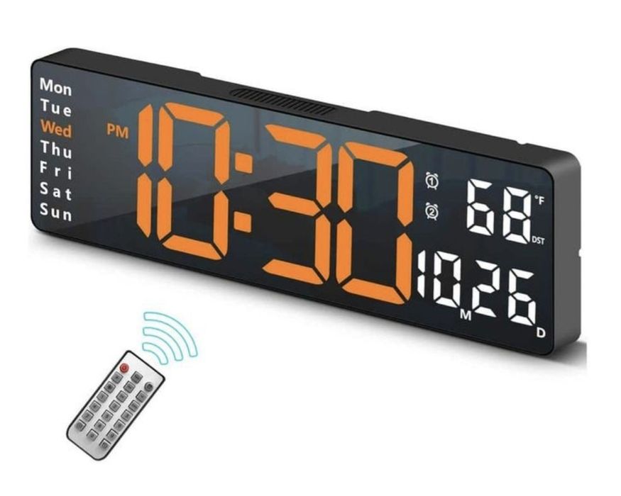 Электронный часы с пультом управлением модель 6629