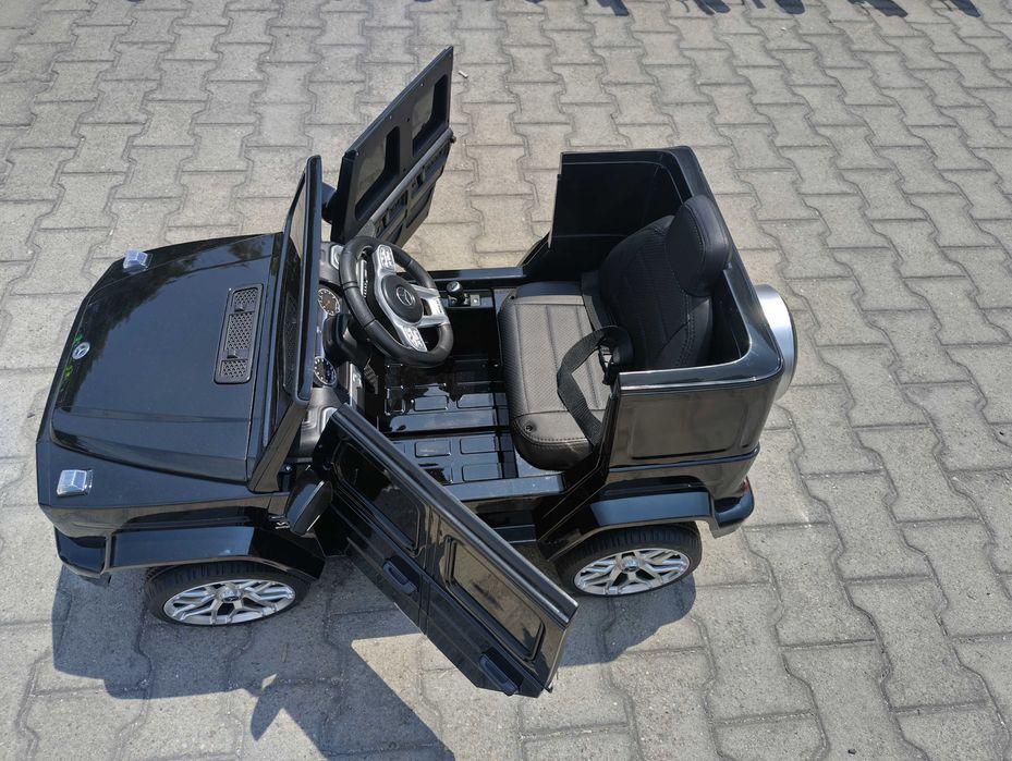 MERCEDES Акумулаторен джип AMG G63 мет. черен