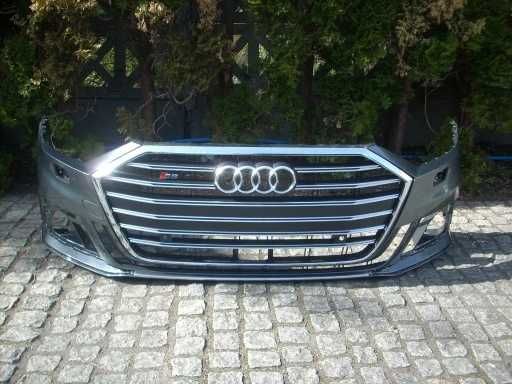 Audi A8 D5 4N bara fata S-line s line grila capota centrala radiator