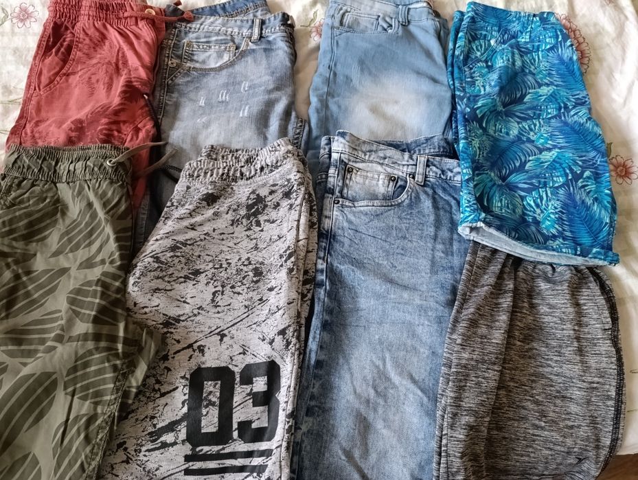 Детски летни дрехи 17 тениски и 8 ч. панталони