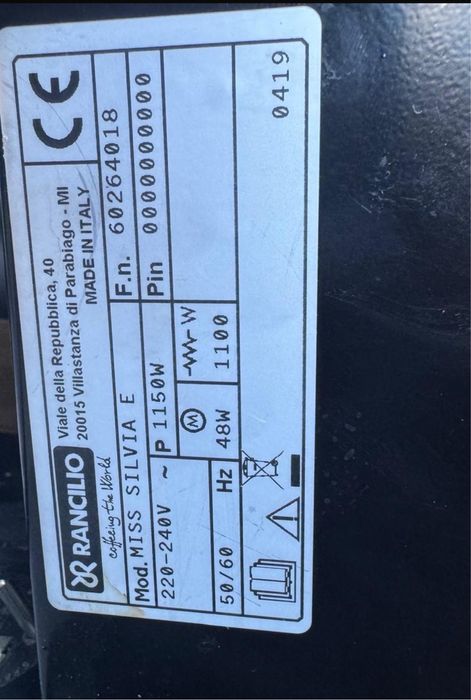 Rancilio Silvia / gaggia lelit