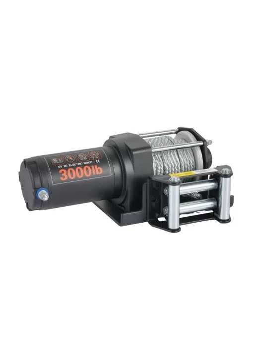 Troliu electric EMD Winch 3000lbs (1361kg), 12V, cablu otel 13m, raport 153:1