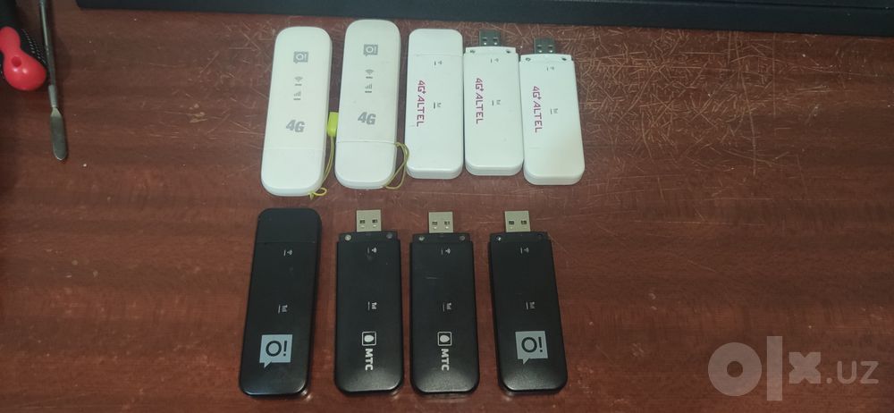 4G Usb Modemlar Wi-Fi lik, Orginal. Universal, hamma sim karta tushadi