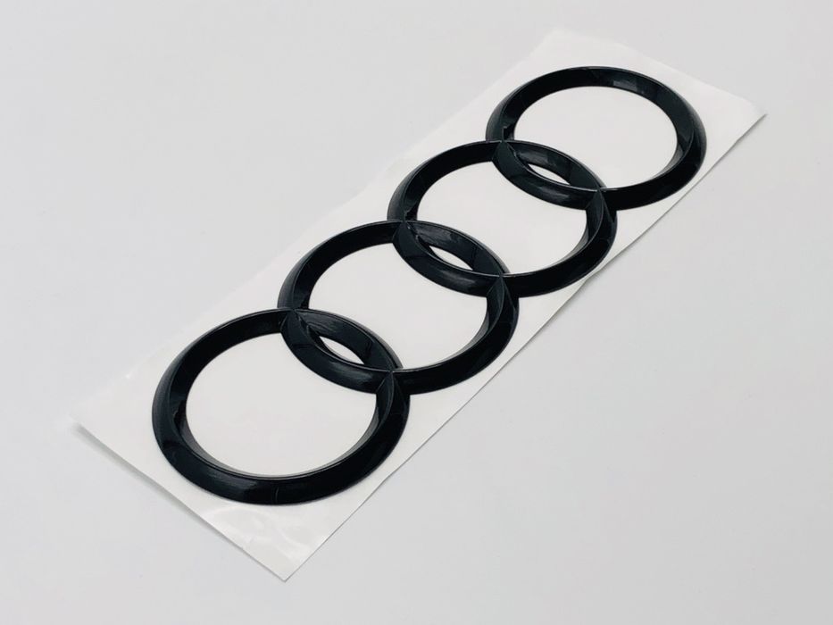 Embema Audi spate negru 215 mm