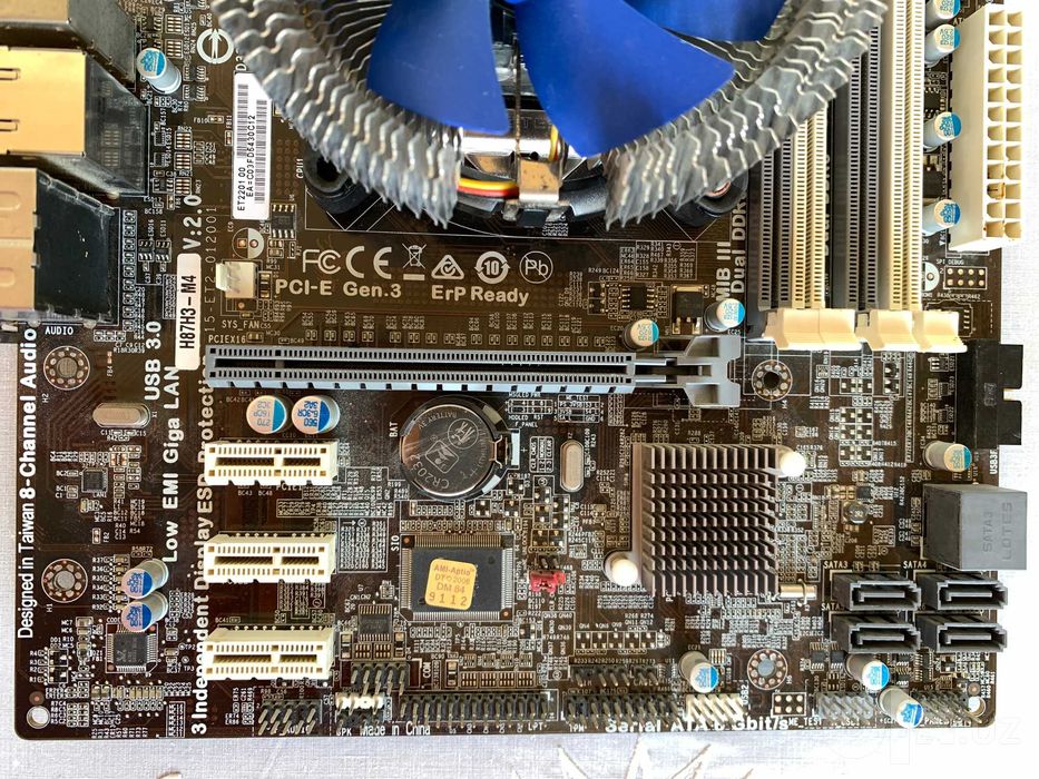Копмлект: ECS Elitegroup PRO H87H3-M4 + Core i3-4170 + Cooler