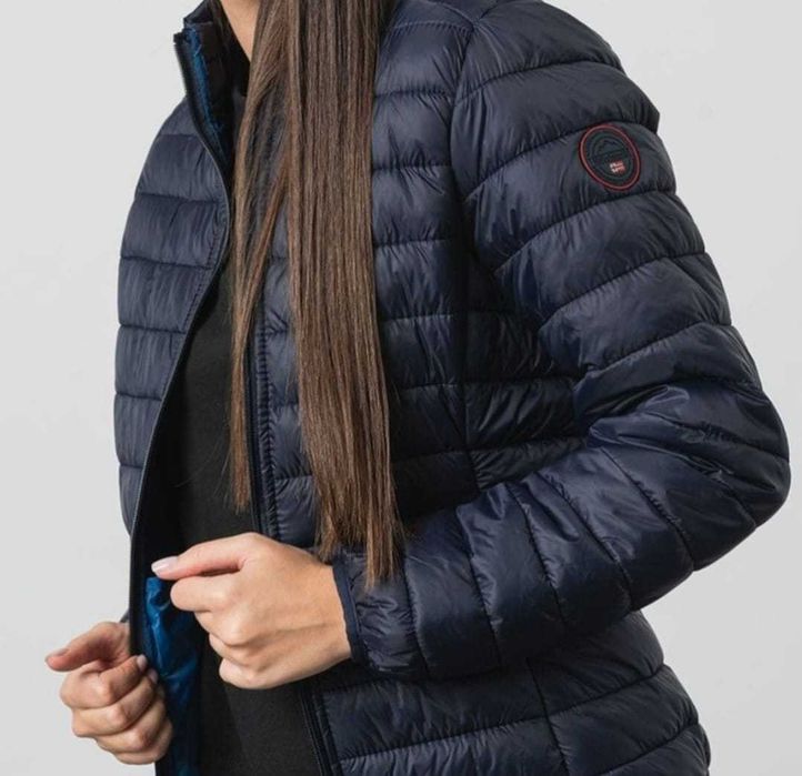 Geaca usora dama Geo Norway S albastra