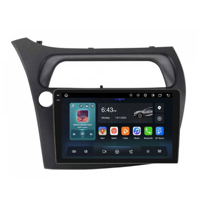 Navigatie Dedicata Honda Civic Hatchback (2006-2011), 9Inch, Carplay