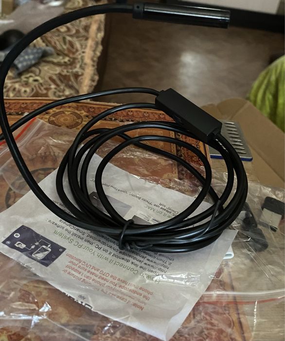 Эндоскоп USB,  2 метра ,профессиональный