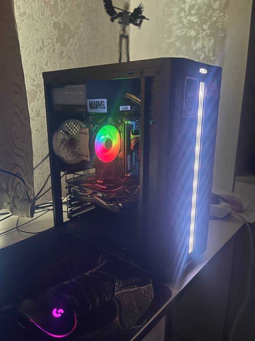 Игровой сетап «ПОД КЛЮЧ» — ПК + Монитор + Девайсы (i5/AMD/8GB)