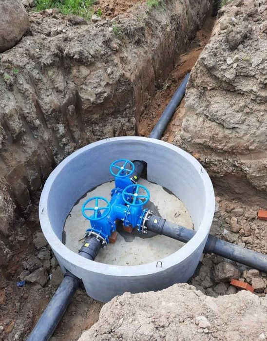 Установка счётчика для холоводы и горячей воды.
Совук ва иссик сув улч