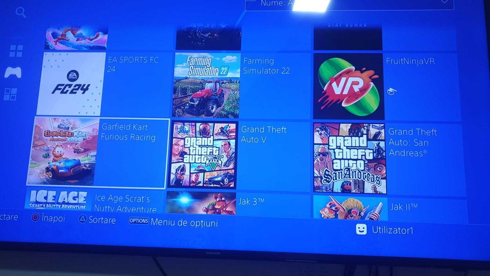 PlayStation 4 PRO 4 K, MODATA cu 1TB si 60 jocuri FC25