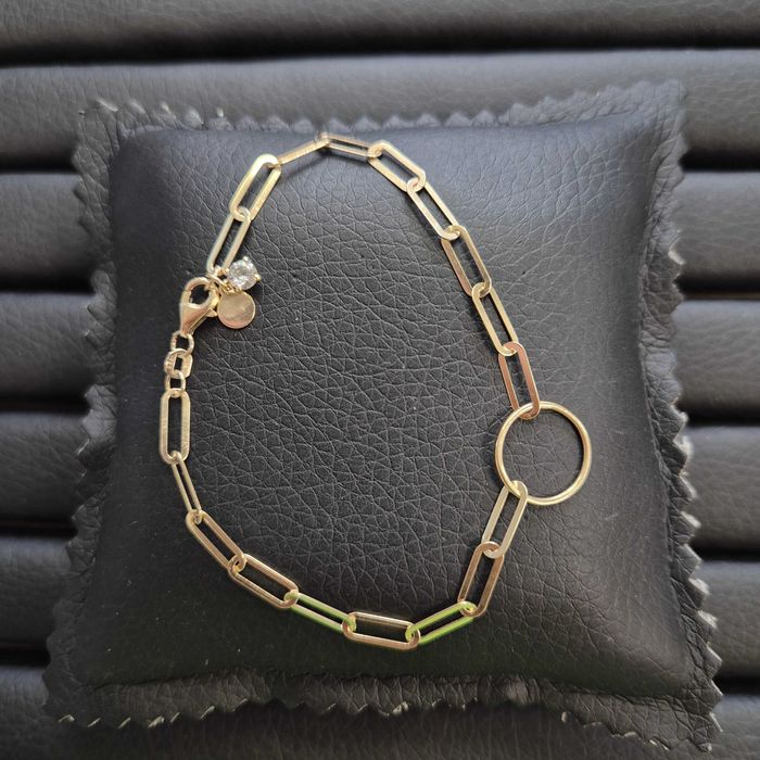 Bratara Aur 14K - 2.38 grame / 1190 lei ( B33028.1/ Ag28 Doi Baieti )