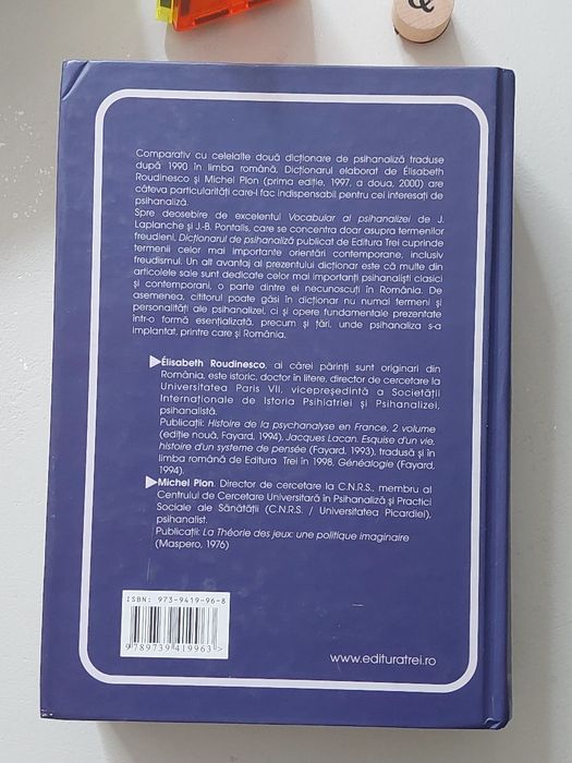 Dicționar de psihanaliză E.Roudinesco & M.Plon