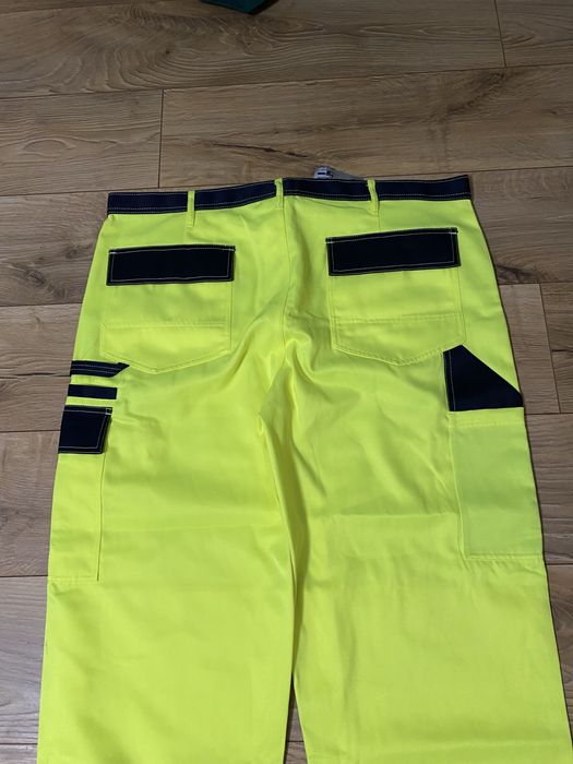 PLANAM-pantaloni NOI, cu eticheta, de lucru, Neon, barbati , 56