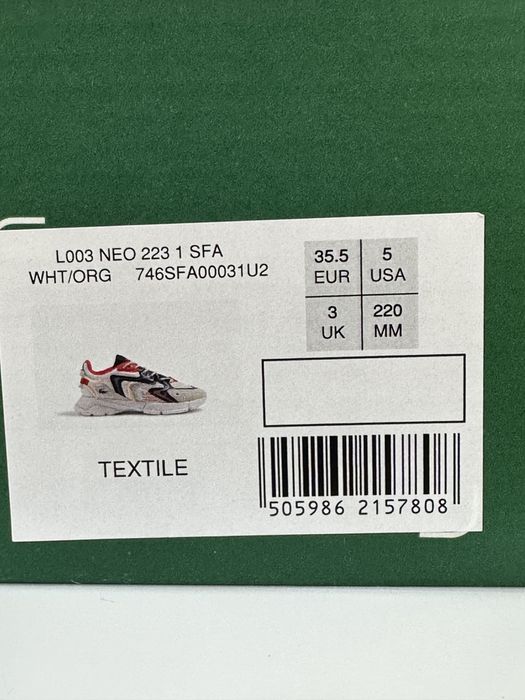 Оригинал кросовки LACOSTE