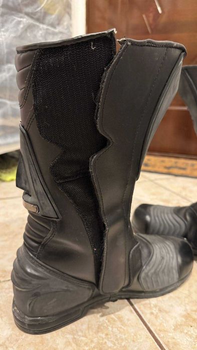 Cizme piele motocicleta No Fear marimea 41 protectii picioare m