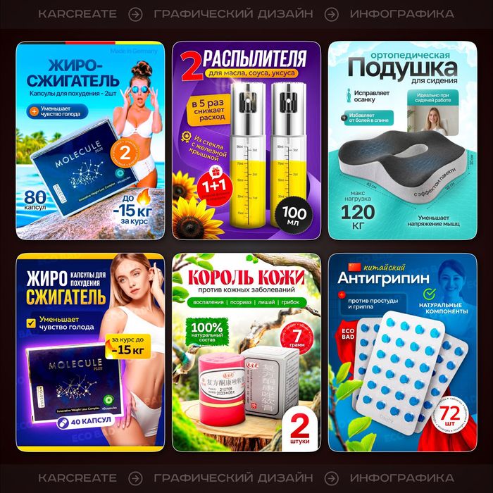 Дизайн инфографики для вайлдбериз , карточки товара маркетплейсов