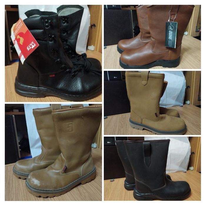 Рабочая обувь. Есть новая и б/у. Фирмы МТС и DUKE