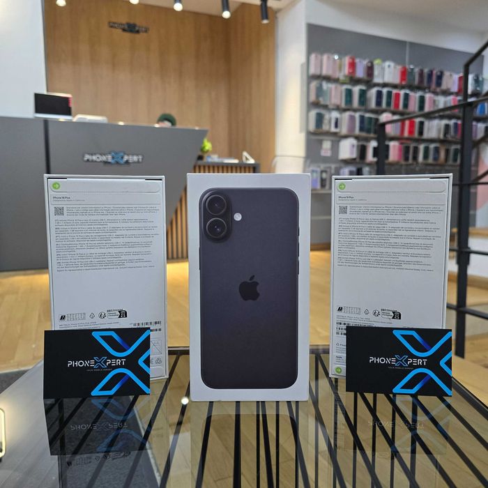 Nou iPhone 16 Plus 256GB Black - cu Factura