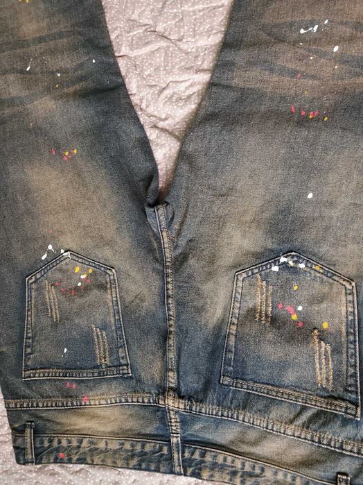 Дънки дамски цветни