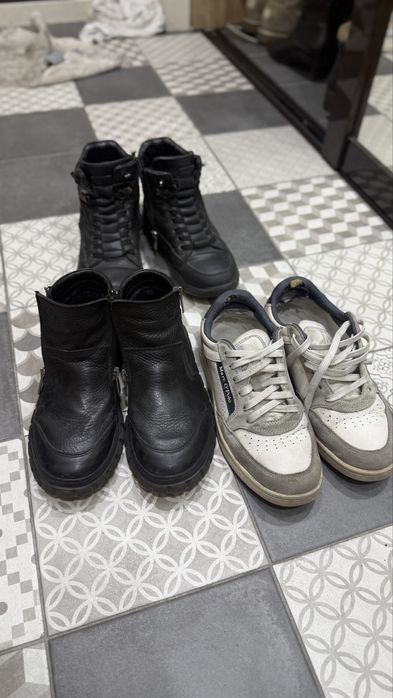 Обувь б/у демисезон 37 размер три пары за 15000 тенге