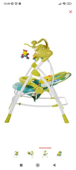 Электрокачеля шезлонг