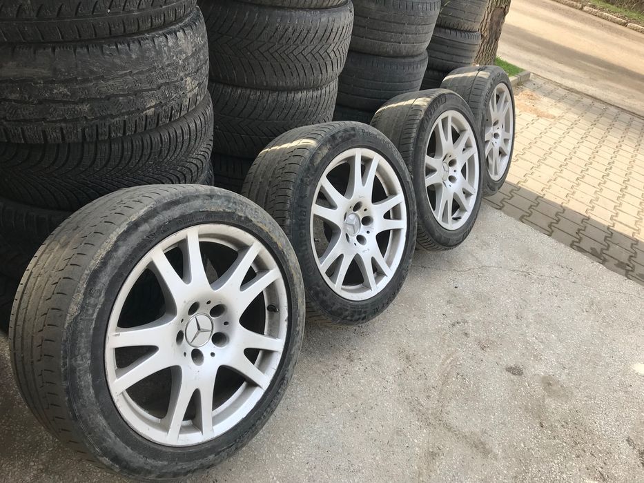 4 бр оригинални джанти Мерцедес цлс 5x112 17 цола