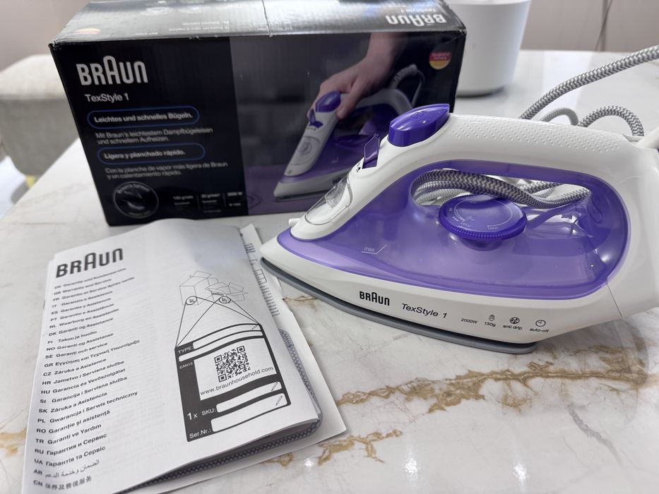 Продаю утюг Braun TexStyle 1