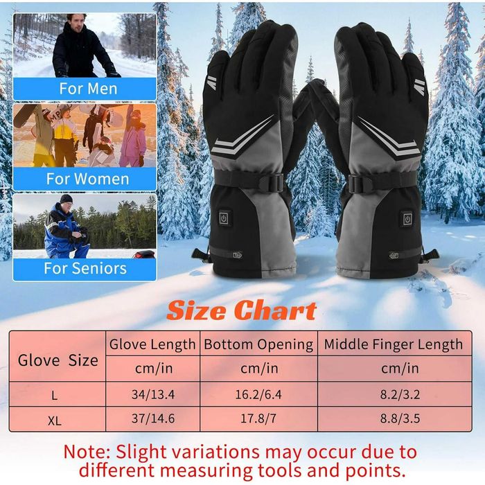 Затоплящи ръкавици с акумулаторни батерии 7500mAh