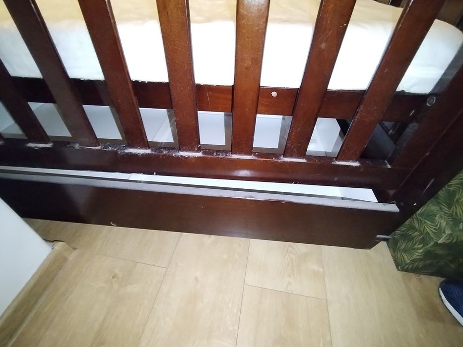 Pătuț bebe cu saltea