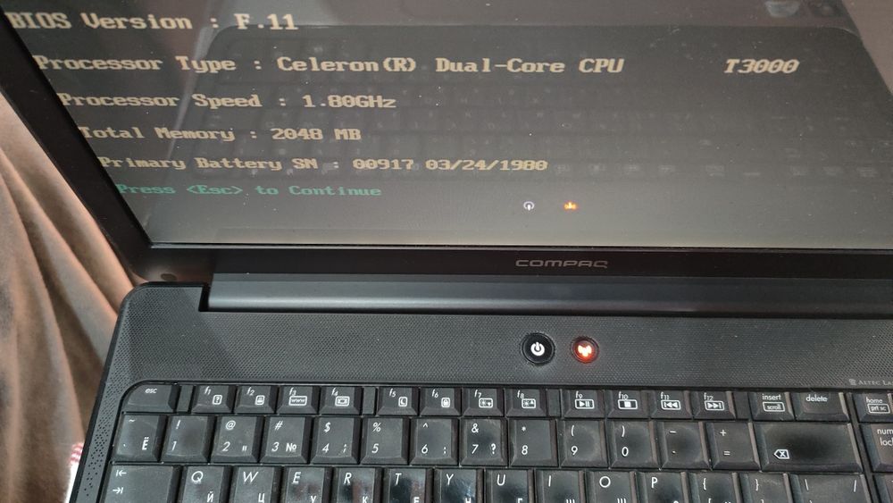 Ноутбук HP Presario CQ61