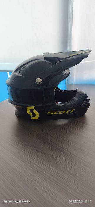 Cască Scott 350 Pro MX Enduro – Black/Yellow – Mărimea S