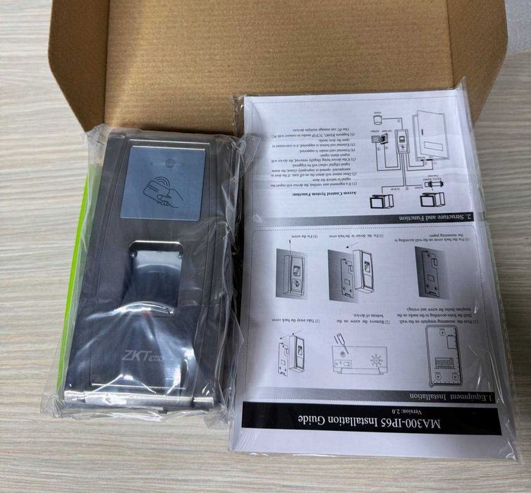 kirish ko'chasi vandaldan himoyalangan terminal kartasi/barmoq izi