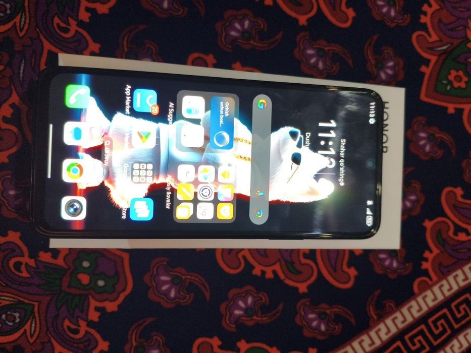Honor x7d 6/128 ideal 4 kunlik telefon