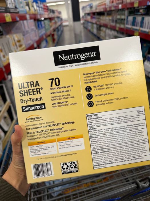 SPF 70 Neutrogena original Amerika