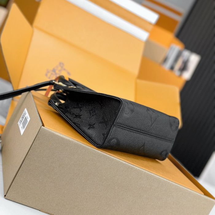 Geanta Louis Vuitton Onthego 25cm negru, tip Premium